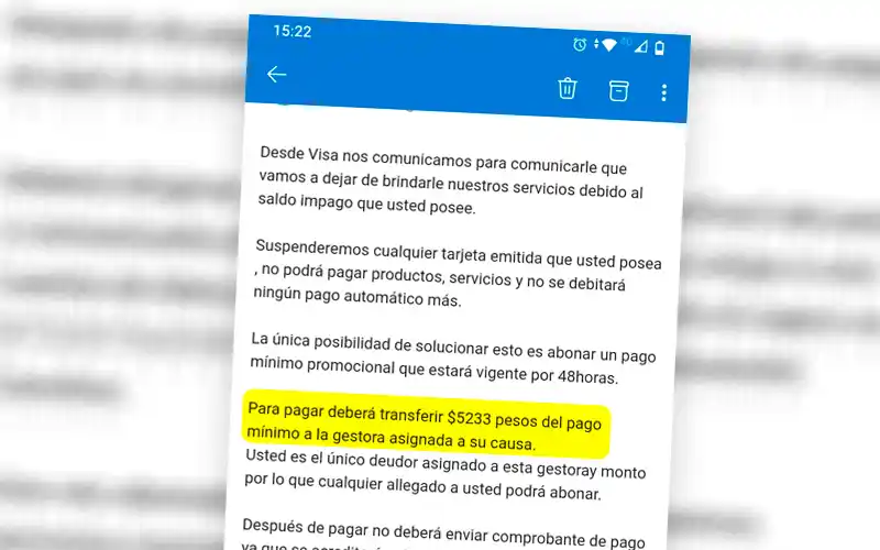 Reporte ciudadano: “Con este mail intentaron estafarme”