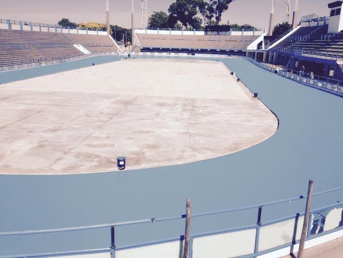 La vista desde la curva de la nueva pista. (Foto: Gabriel de la Riva)