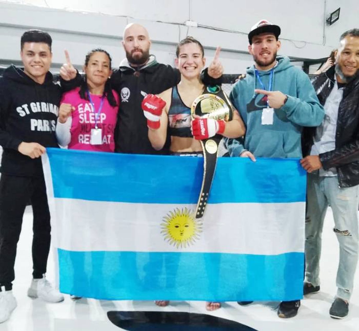 Ailin Pérez recuperó su cinturón de campeona en Buenos Aires