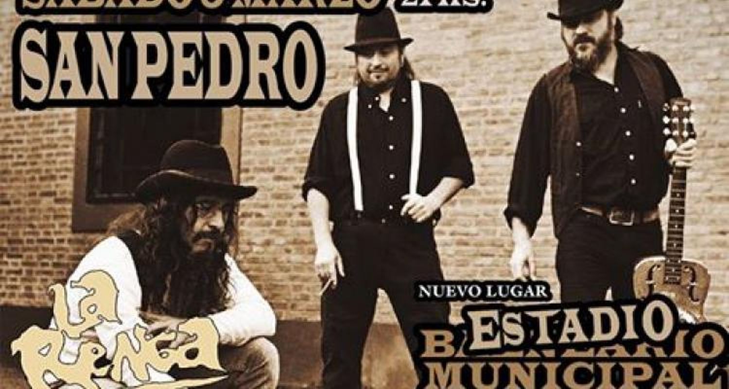 La Renga confirmó que el 5 de marzo toca en el Estadio municipal de San Pedro
