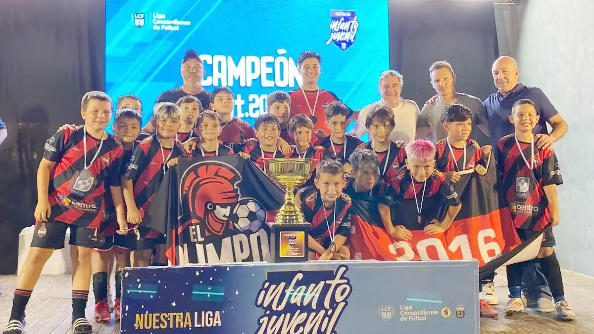 El fútbol del Departamento Infanto Juvenil ya tiene a ocho campeones
