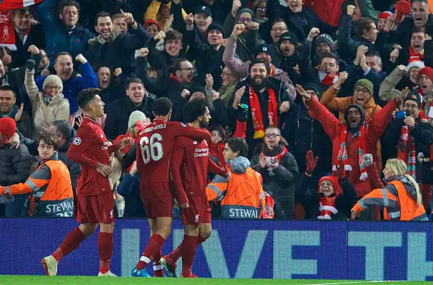 Liverpool venció a Napoli, se metió en octavos y eliminó a los italianos