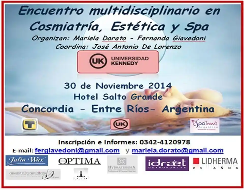 Encuentro multidisciplinario en cosmiatría, estética y spa