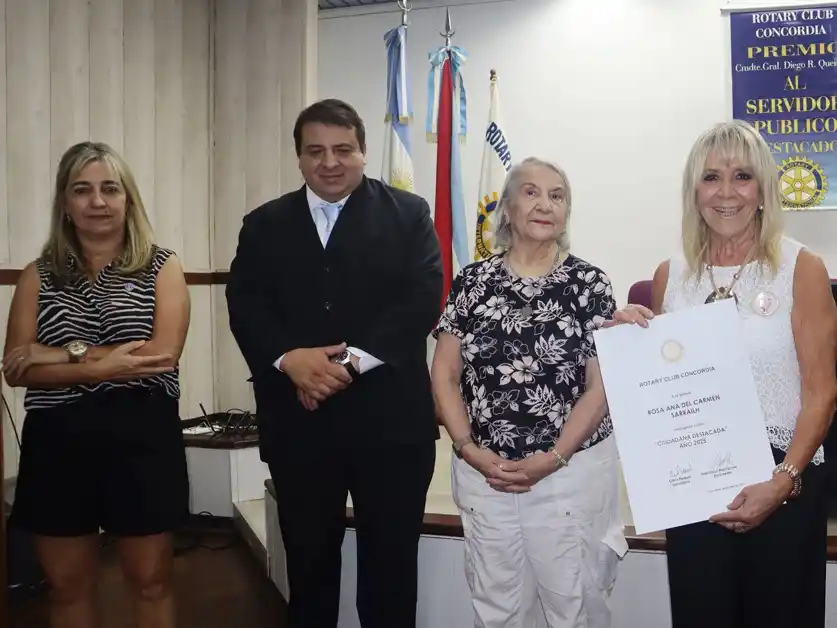 Rotary Club distinguió a los Servidores Públicos 2025 en una nueva edición del Premio “Diego Queiruga”