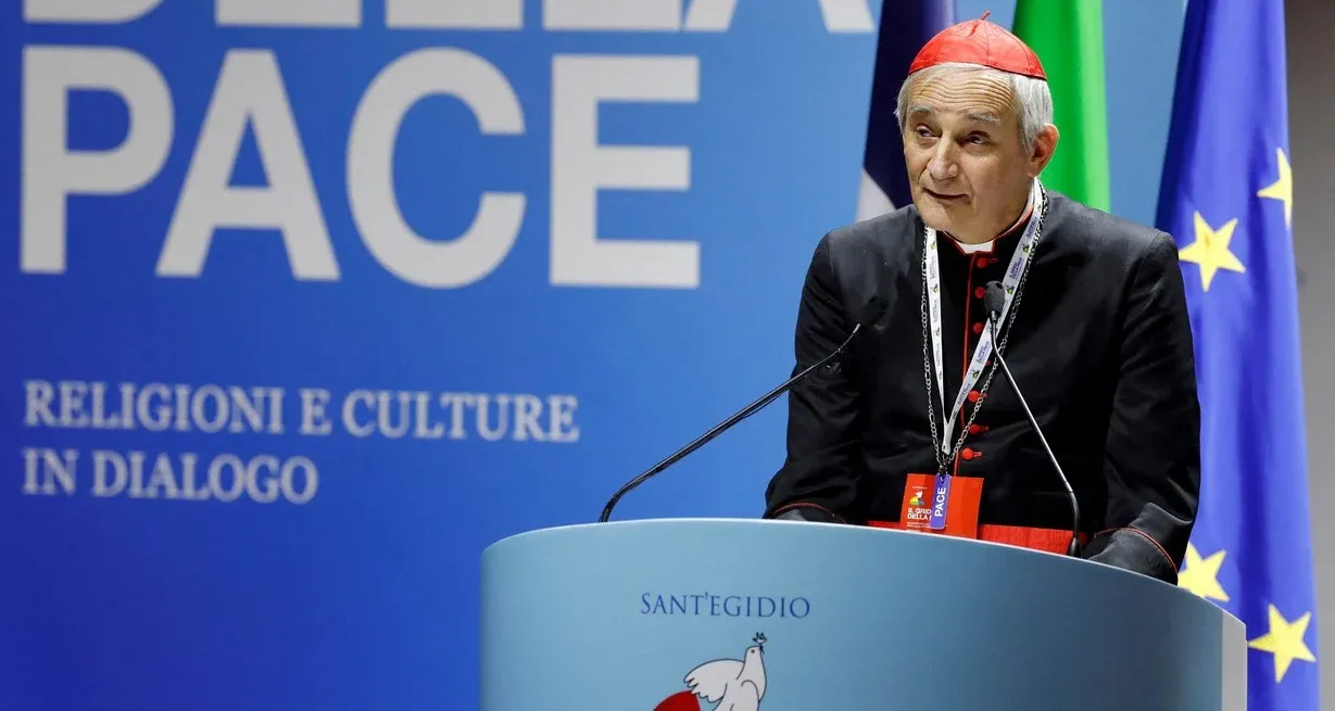 El cardenal de Bolonia inició la misión de paz para la guerra en Ucrania