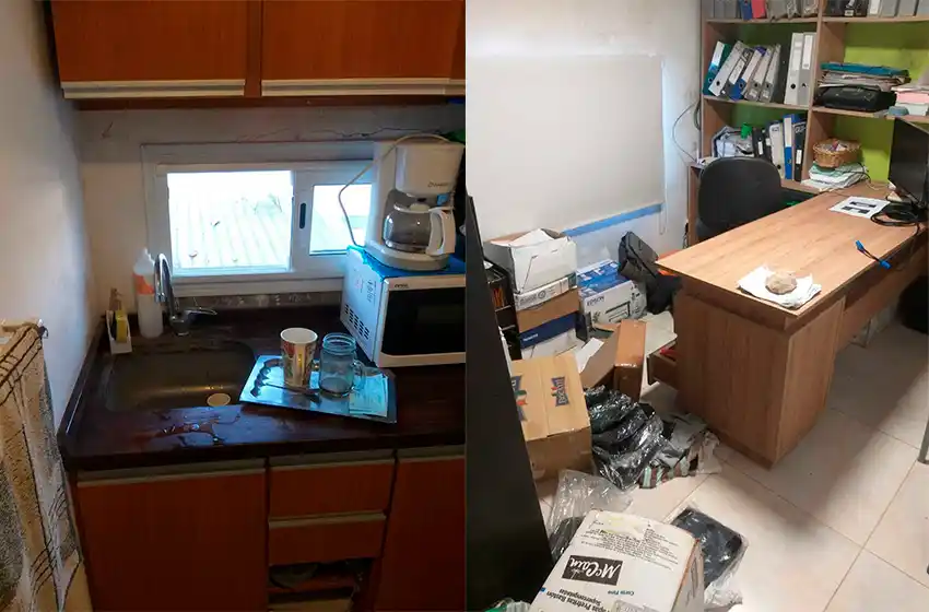 Video: así robaron un corralón en barrio Parque Independencia