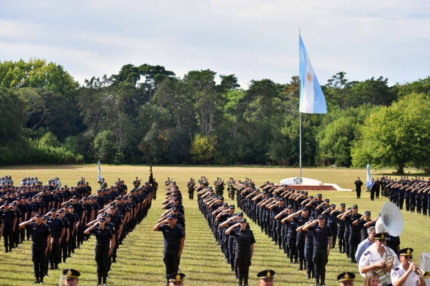 El ministro Berni presentó nuevas autoridades de la Policía provincial