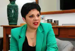 Silvina Martínez visitó Tandil y brindó una charla sobre la corrupción en el país