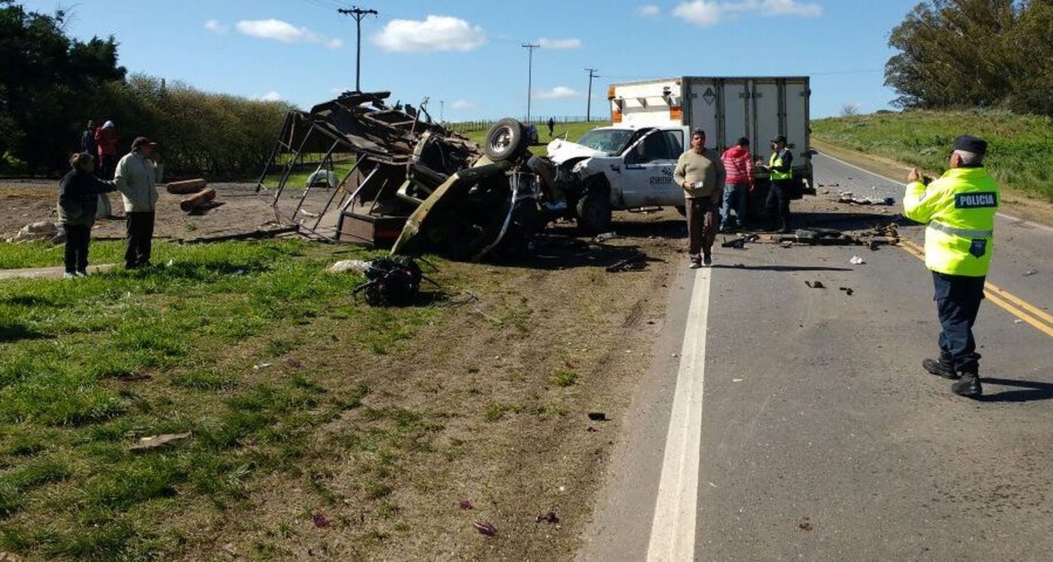 Triple choque en la ruta 88: hay cuatro heridos