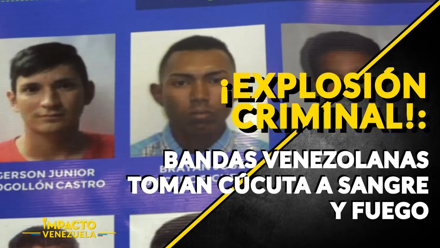 ¡EXPLOSIÓN CRIMINAL!: bandas venezolanas toman Cúcuta a sangre y fuego- VIDEO