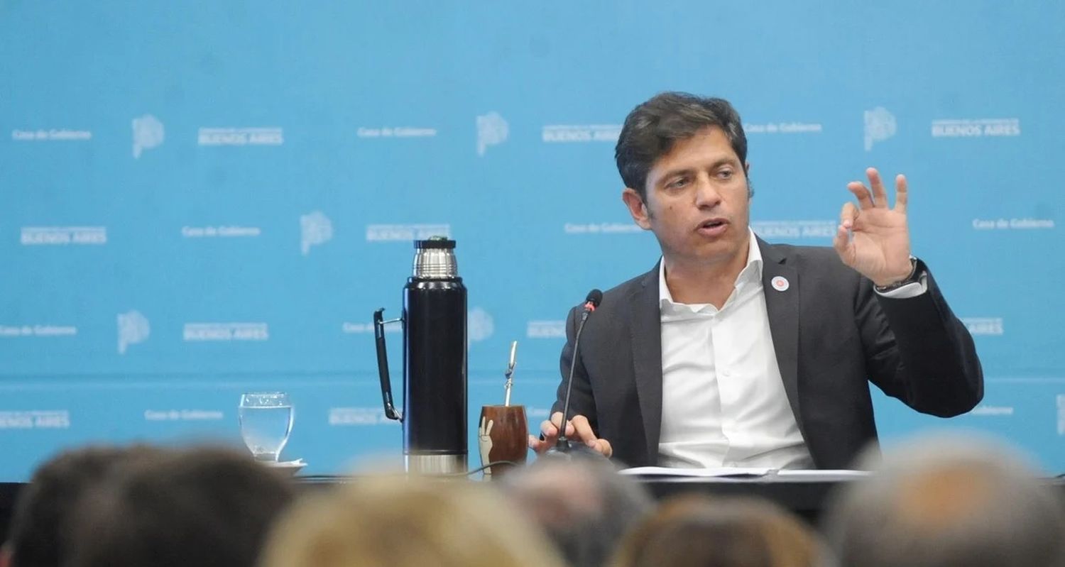 Kicillof acusó a Milei de querer llevar al país "a la desintegración nacional". Foto: Télam.