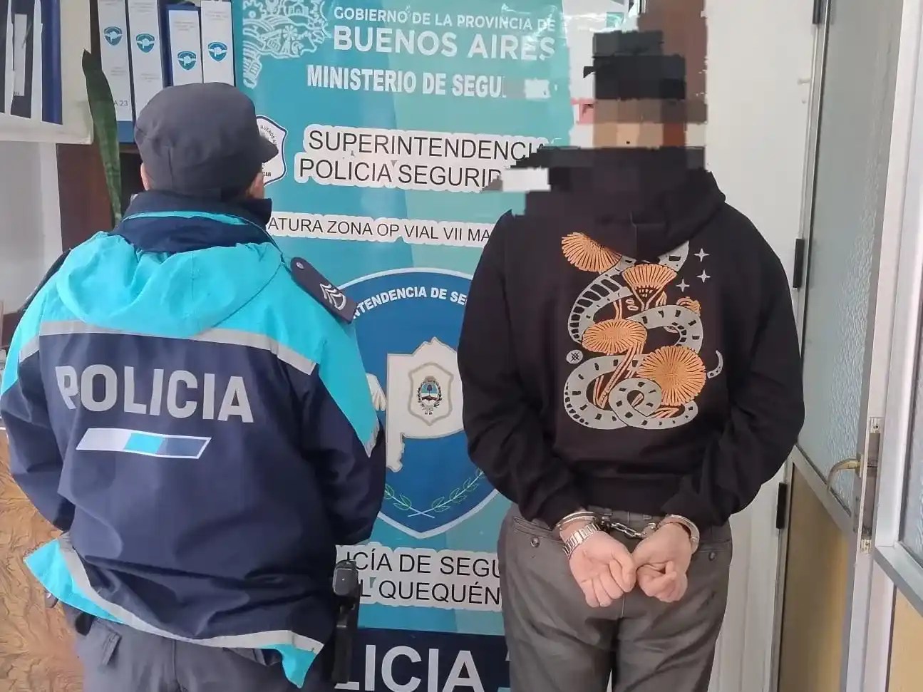 El sujeto oriundo de Chubut fue aprehendido y le secuestraron el arma y proyectiles