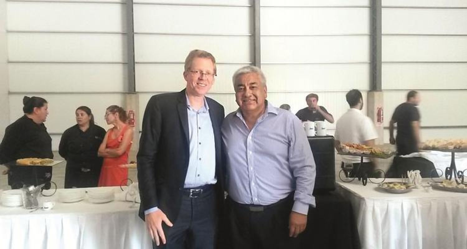 Presidente del Banco Provincia en San Pedro