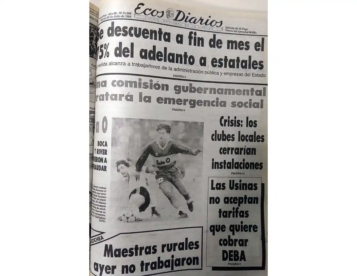 Martes 25 de julio de 1989