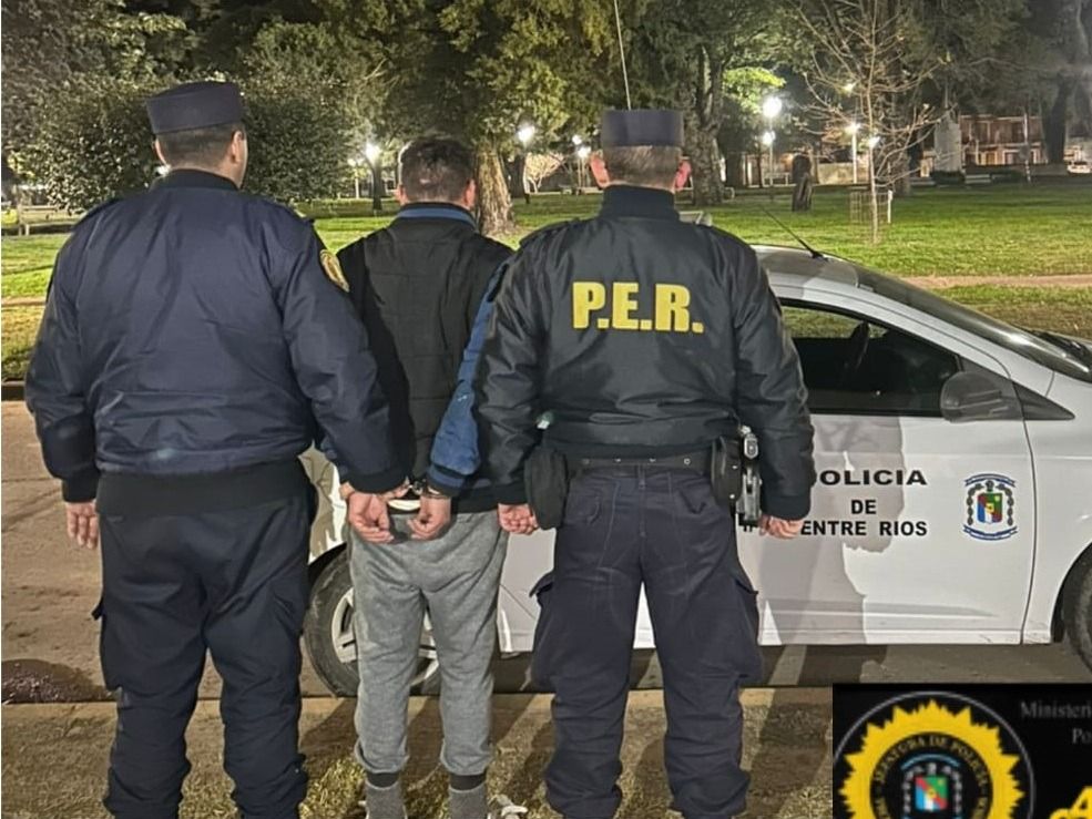 Detuvieron a un hombre en General Ramírez por desobedecer medidas judiciales