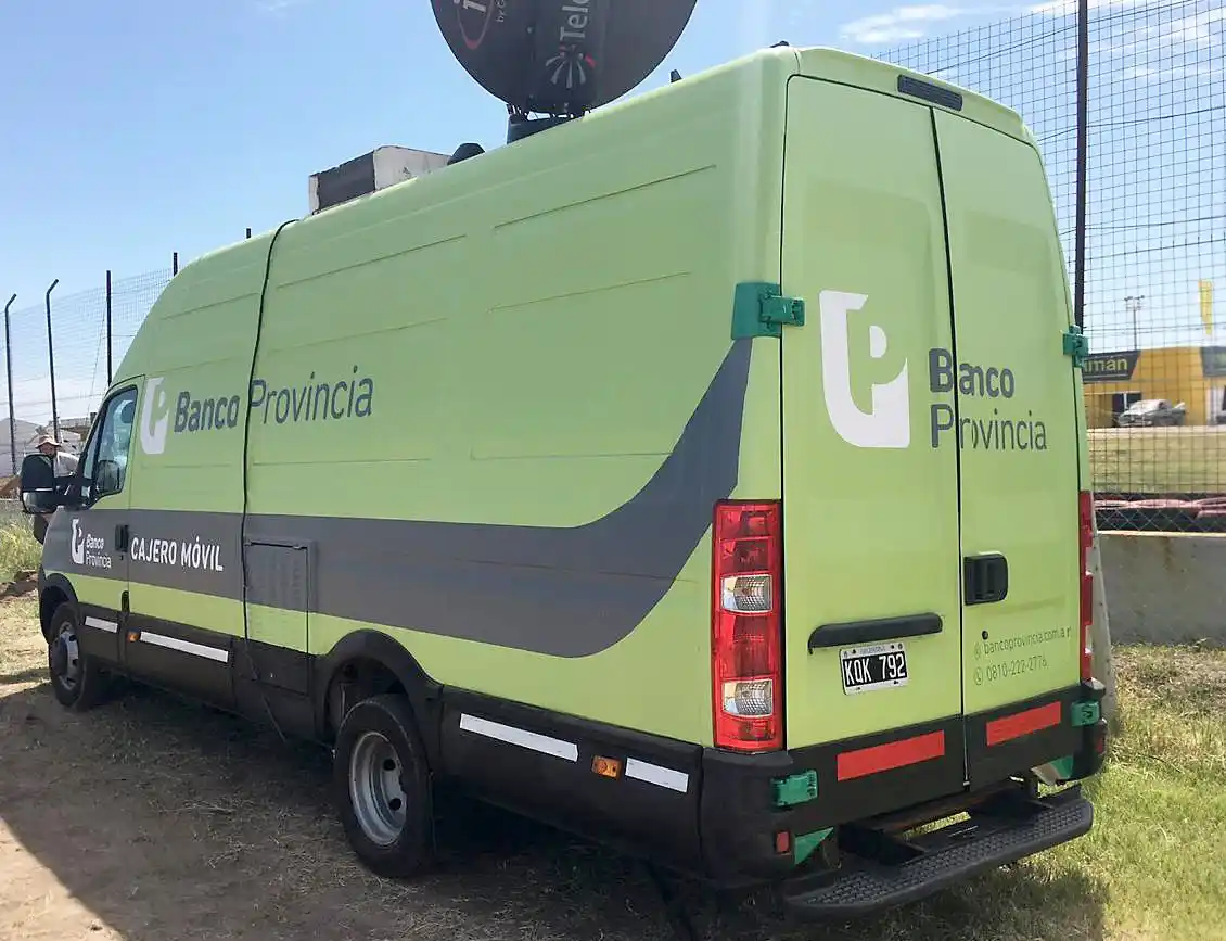 Banco Provincia sumó 11 cajeros móviles en 10 municipios bonaerenses