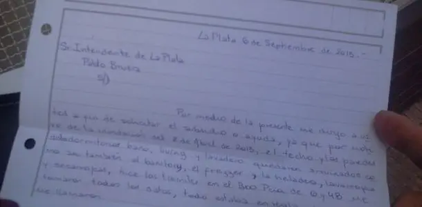 Temporal en La Plata: Denuncian que el Municipio de Bruera entrega subsidios "a dedo"