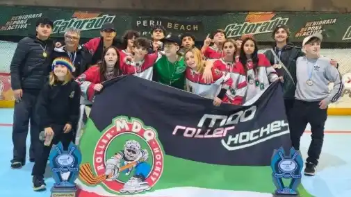Una de las categorías de MDQ Roller en el campeonato en Buenos Aires