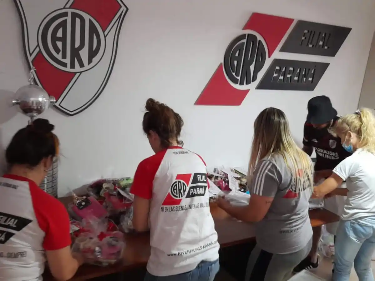 La filial de River realizó valiosas donaciones.