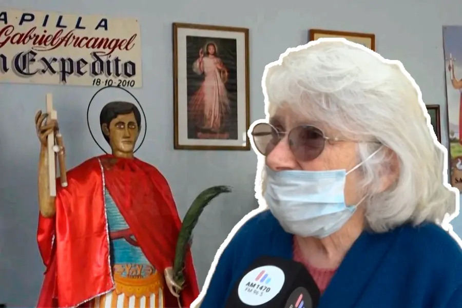 Capilla rural de San Expedito: "El movimiento de la gente durante todo el año es continuo"