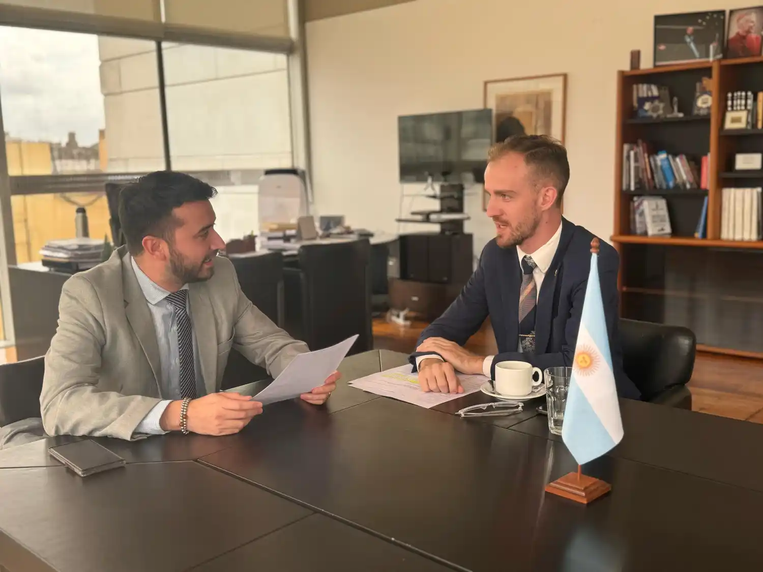 Cancillería: el secretario de culto y civilización de la Nación recibió a Bryan Mayer