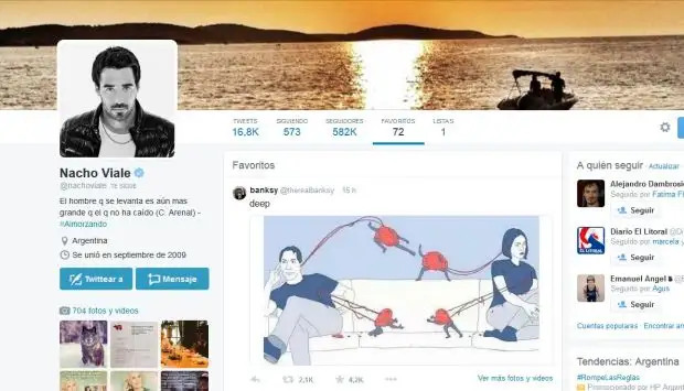 El significativo tweet que Nacho Viale marcó como favorito tras su separación: ¿teléfono para Cande Tinelli?