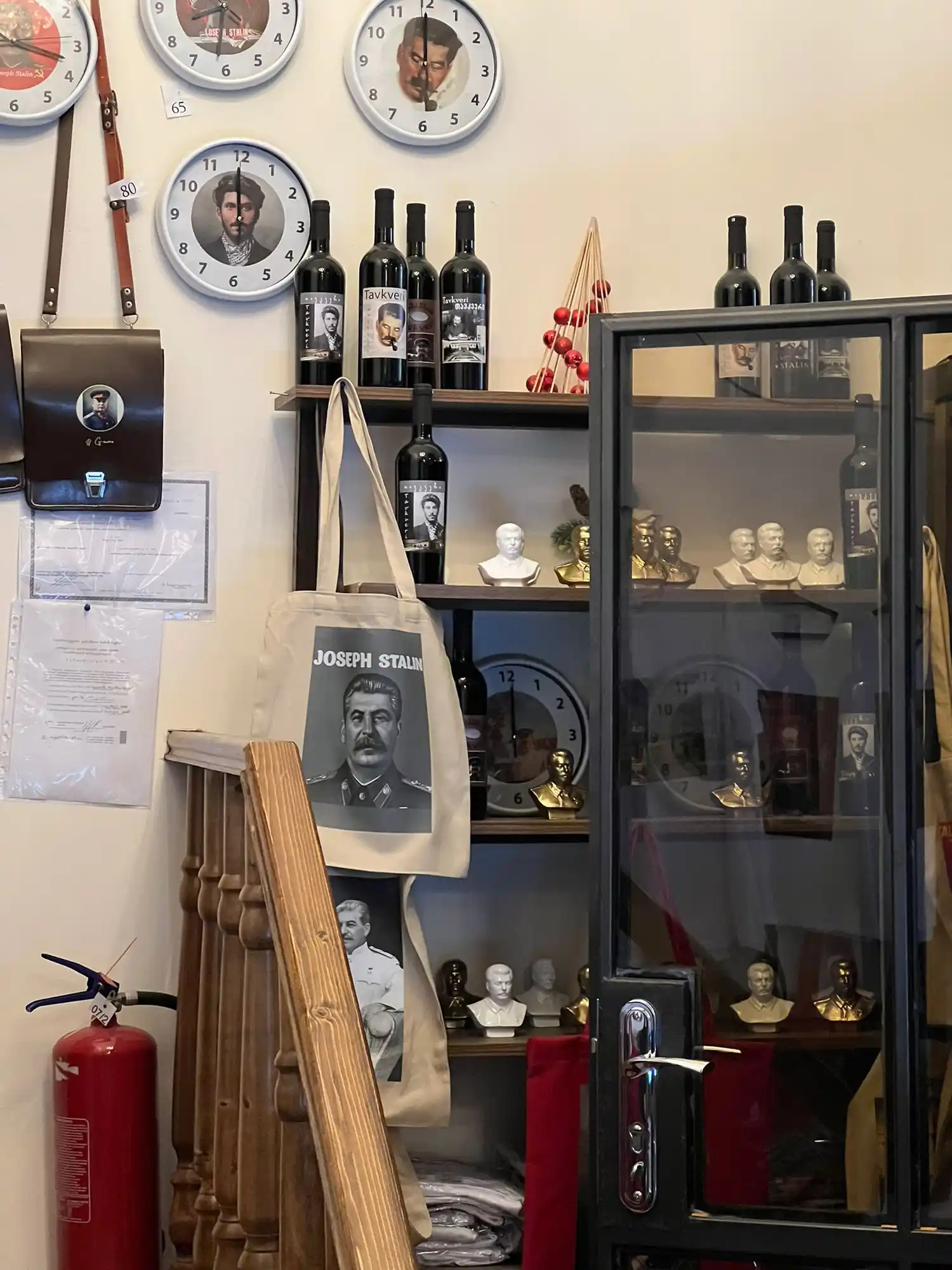 Los souvenier hacen referencia a Stalin-