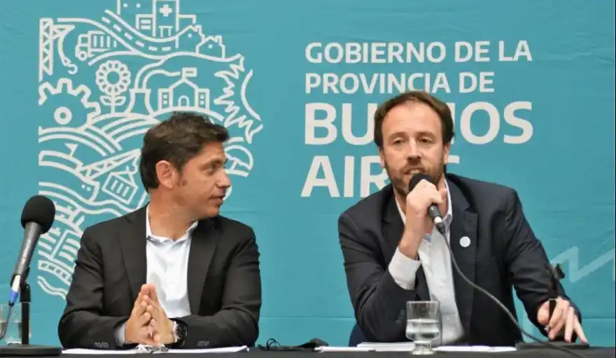 Axel Kicillof y Pablo López.