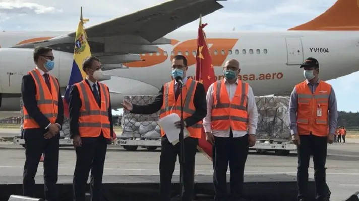 Llegan al país 15 toneladas de ayuda humanitaria desde China