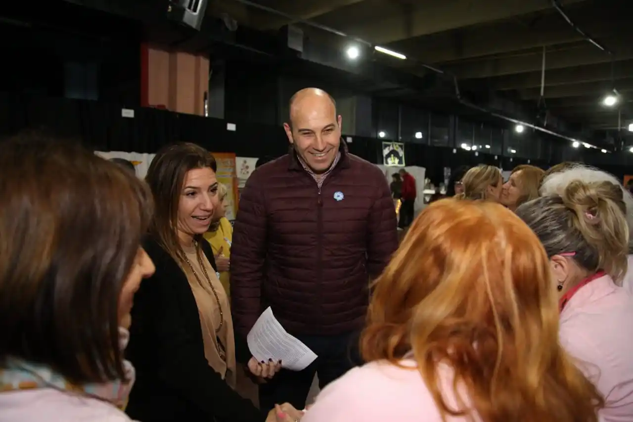 Molina participó de la primera muestra "Mujeres en acción" en Quilmes