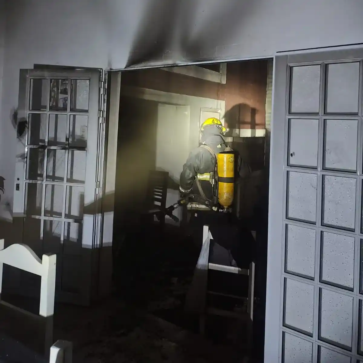 El fuego fue controlado y la situación no pasó a mayores.