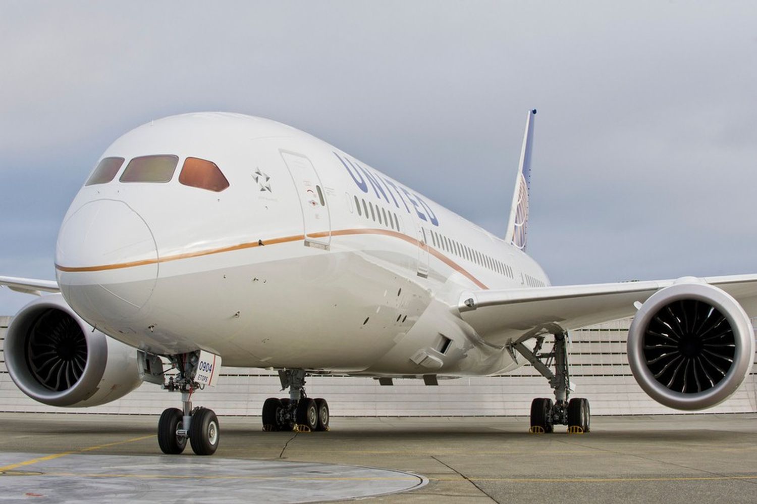 United Airlines presentó su primer Boeing 787