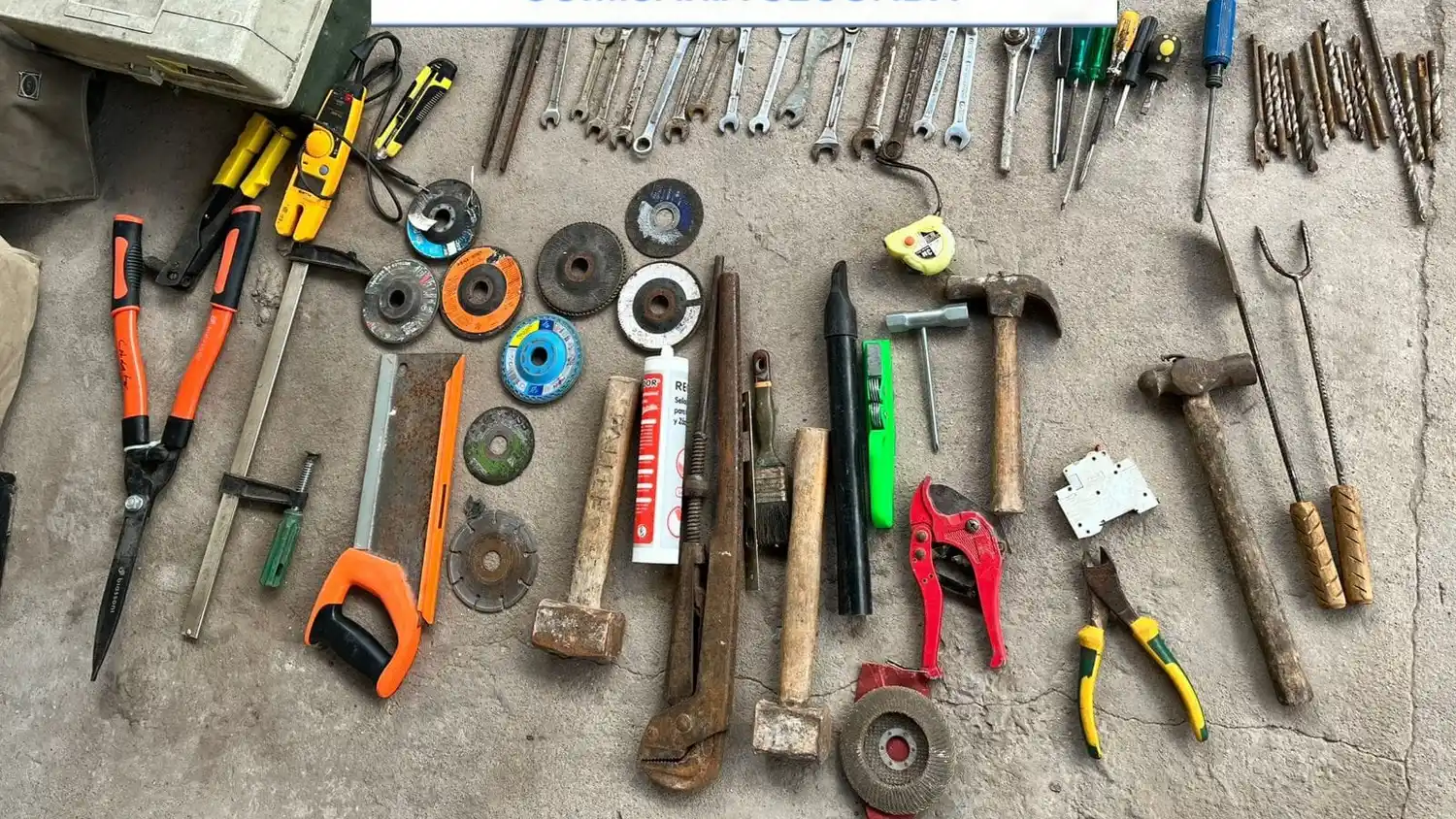 herramientas robadas