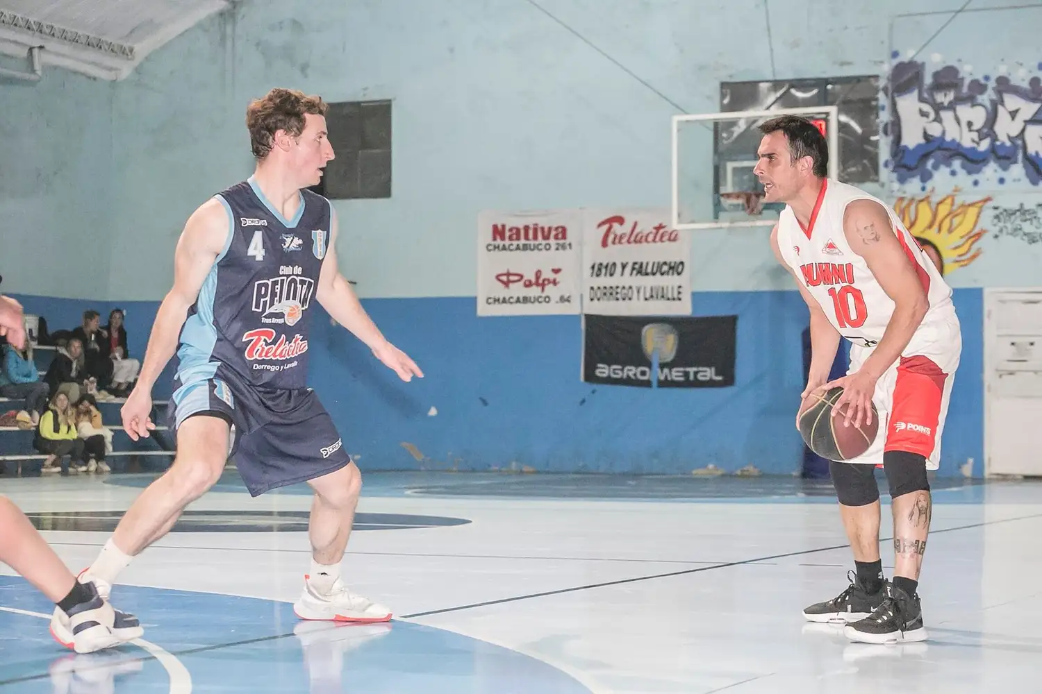 Hartstock fue el goleador del juego. (Foto de La Voz del Pueblo).