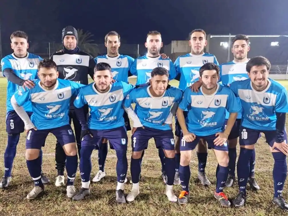 La formación de Tandil en la fría noche de Madariaga.