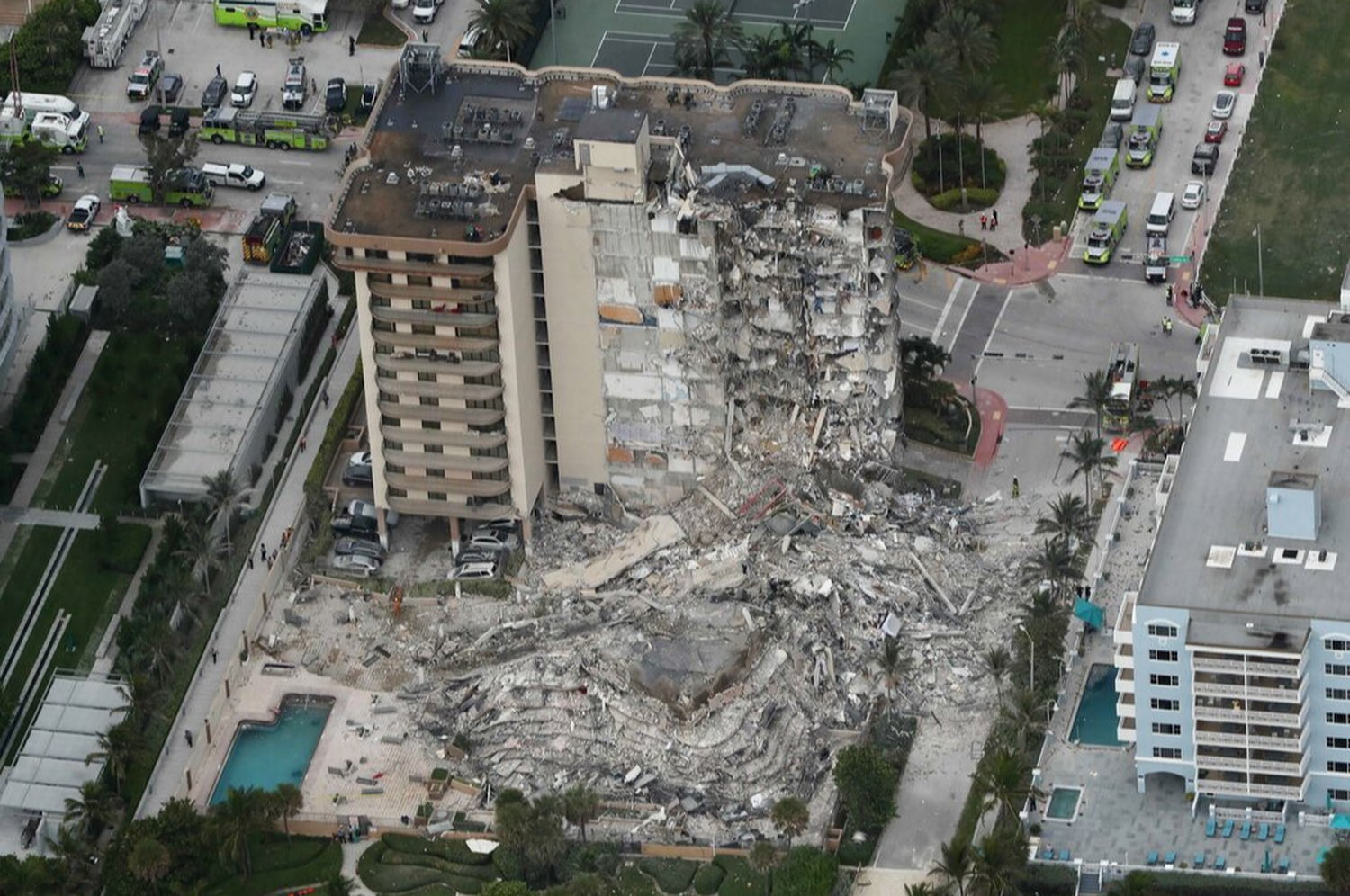 Proponen crear un monumento en el lugar donde se derrumbó el edificio en Miami