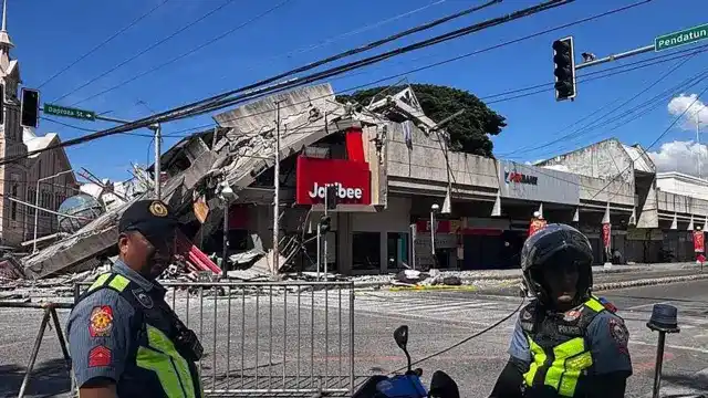 El epicentro del terremoto.