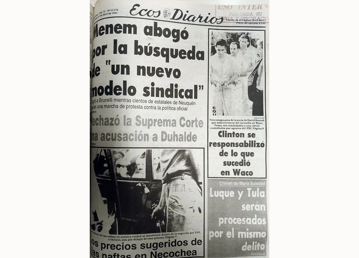 Jueves 22 de abril de 1993