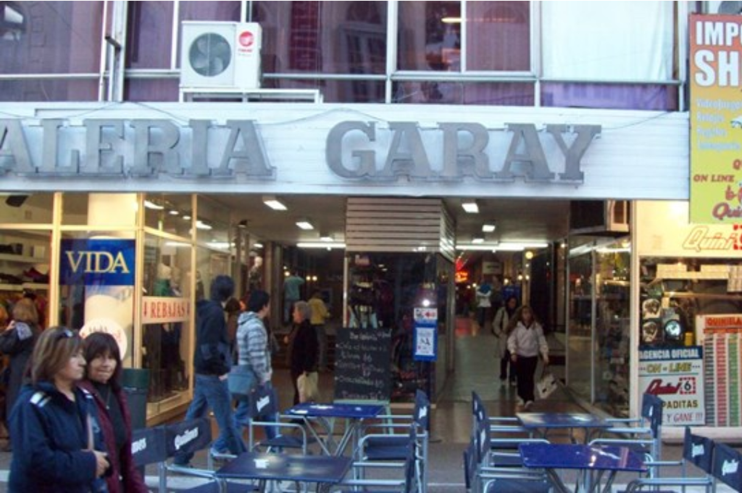 La oficina donde ocurrió el hecho está en el 3er. piso de la galería Garay, ubicada en San Martín 2300.