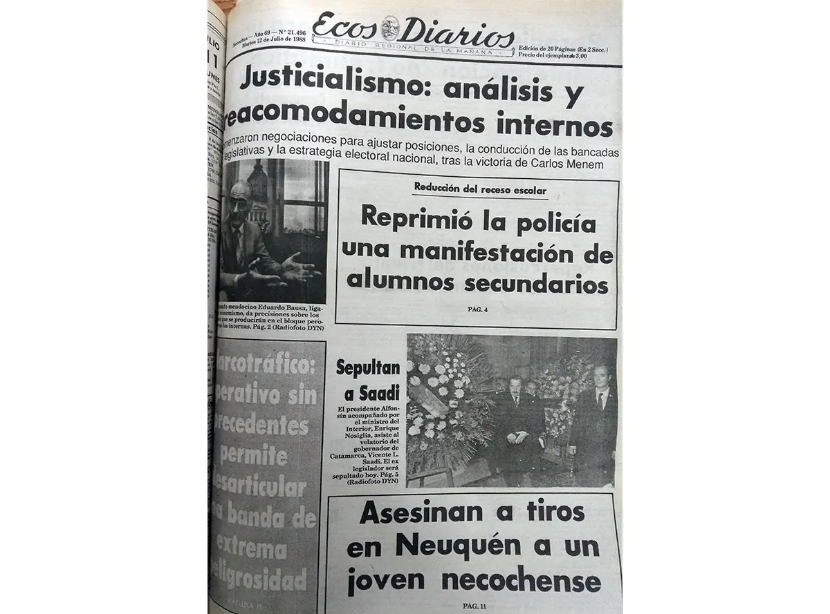 Martes 12 de julio de 1988