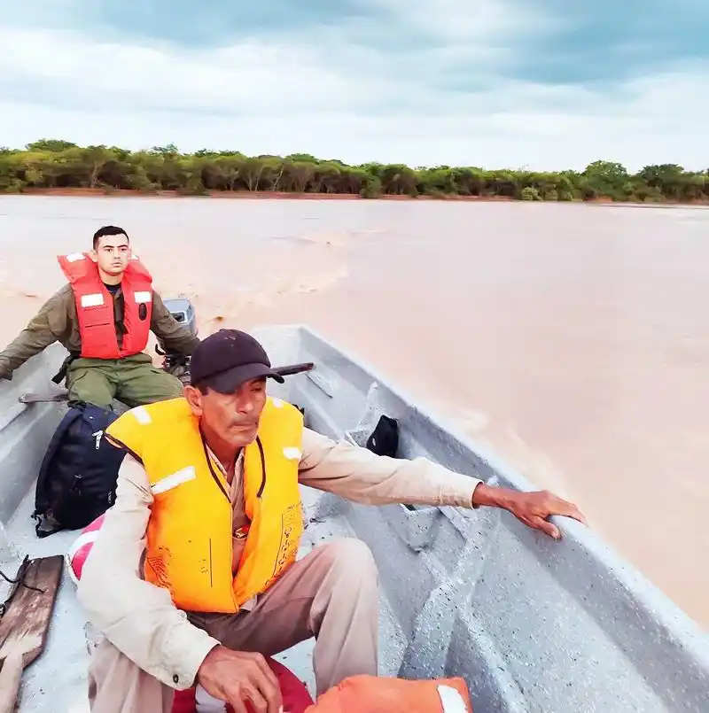Sigue la búsqueda de un hombre 
en aguas del río Bermejo