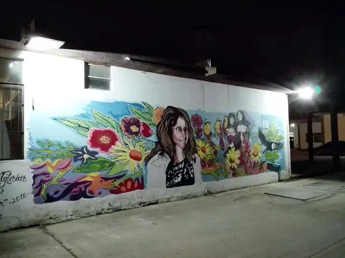 Alumnos del Centro Nº 403 iluminaron un mural