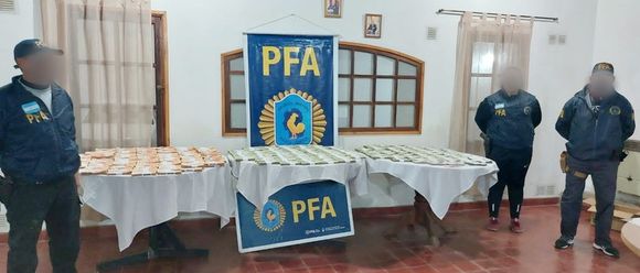 Policía Federal incautó una cifra millonaria de dinero