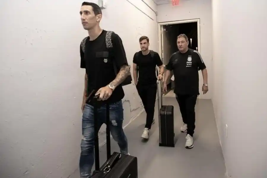 Di María y Tagliafico también se sumaron al plantel argentino (@Argentina).