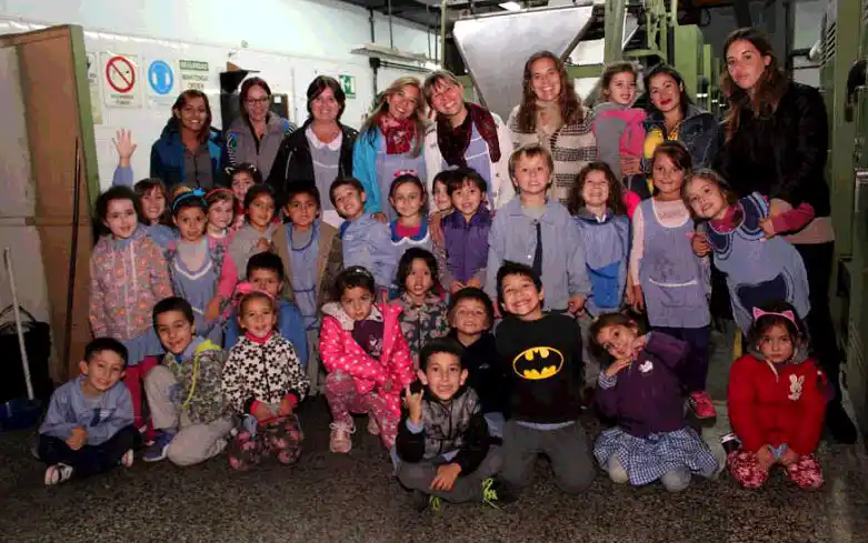 Visita a Ecos Diarios del Jardín de Infantes Nº 903