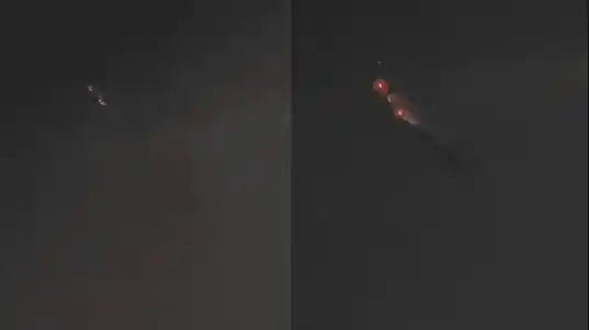 El impactante video de extrañas luces que revolucionó las redes sociales