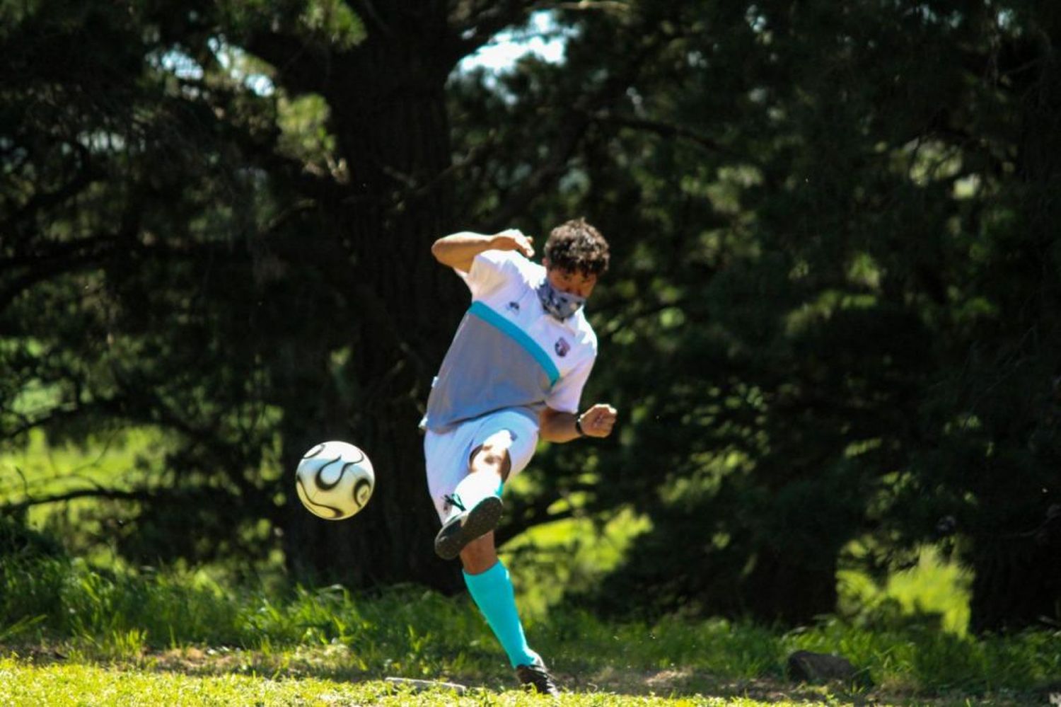 Serén marcó diferencias en la jornada de footgolf