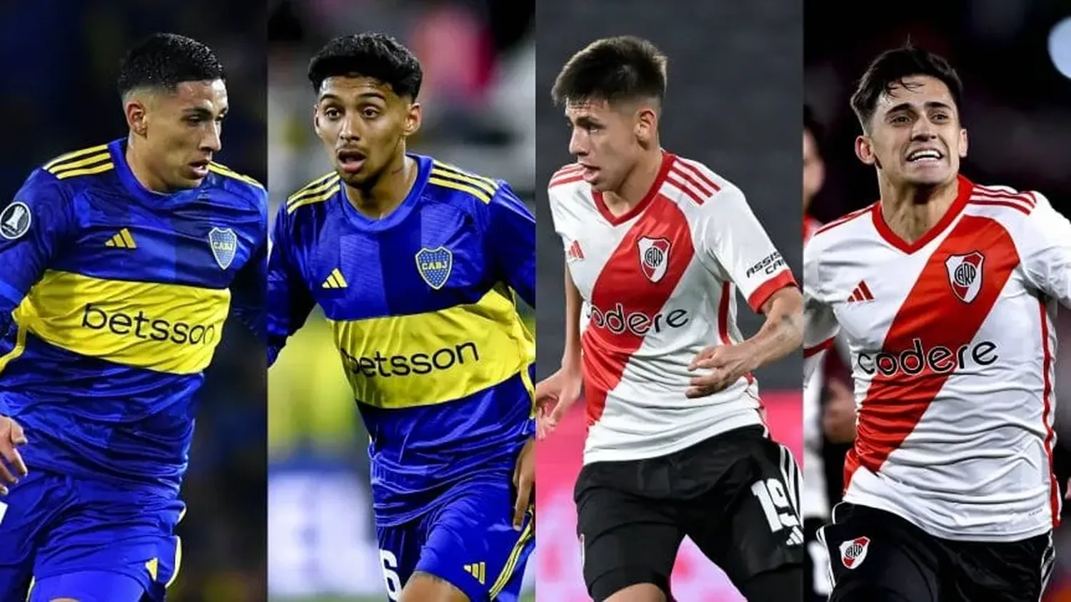 Una por una, las bajas que tendrán Boca y River por el Preolímpico