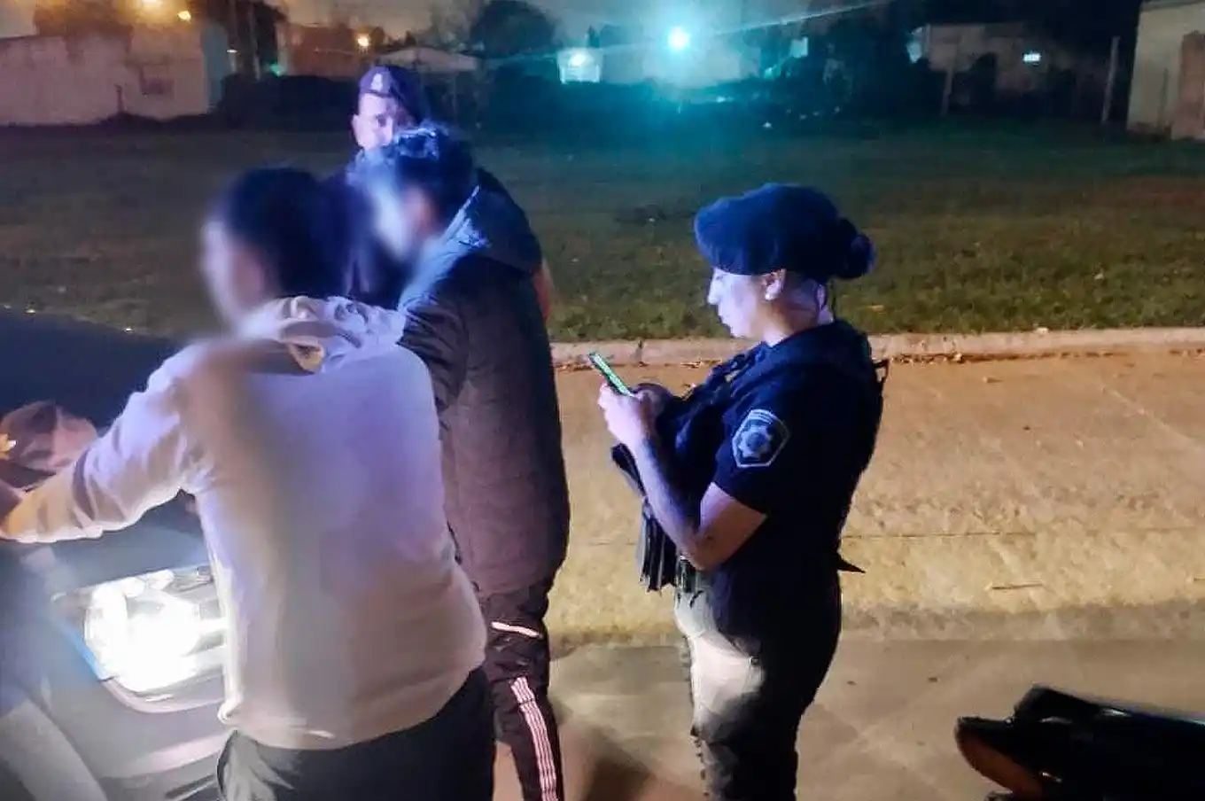 operativo de saturación calles rafaela autos vehiculos pdi gendarmeria aic - 1