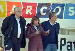 Reforma laboral, recorte del Estado y apoyo a Nicolini, lo que dejó el paso de Bullrich por Tandil
